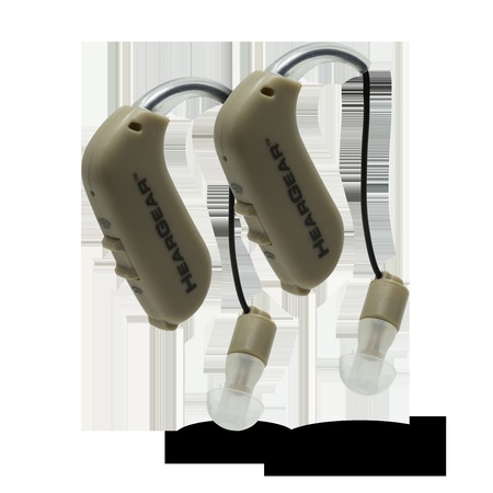 HearGear 2 pack of Rechargeable Personal Sound Hearing Amplifiers -  ERHG-Rechargeable